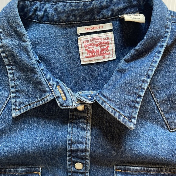 Levi’s Tailored Fit Shirt Size XL - Picture 3 of 5